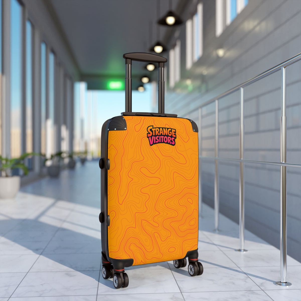Strange Visitors Carry-On Suitcase