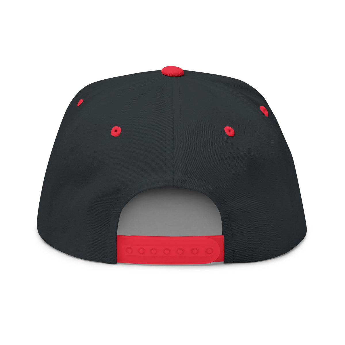 Strange Visitors Embroidered Flat Bill Cap — Retro Yellow Logo Snapback
