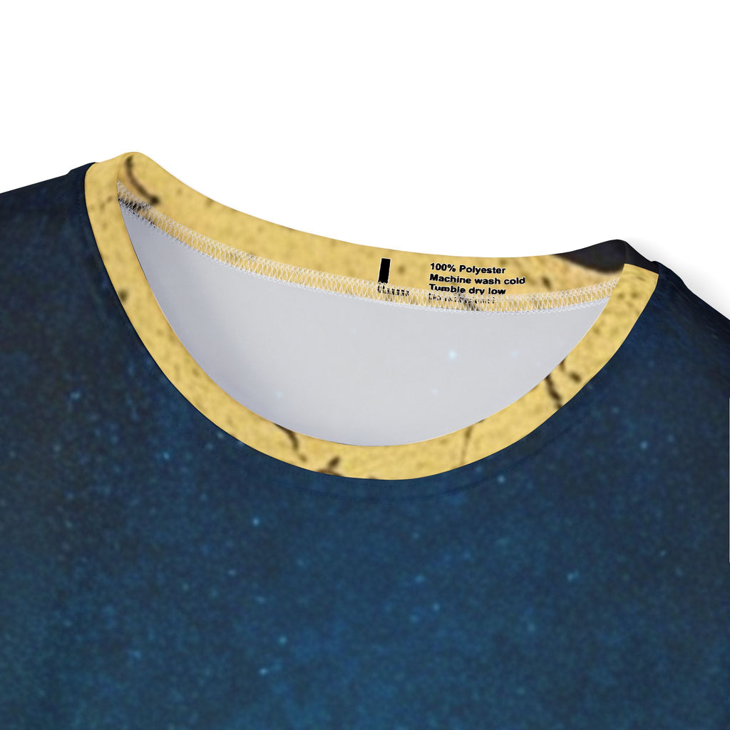 Desert Nightscape Sports Jersey — Vibrant Desert River Graphic Tee