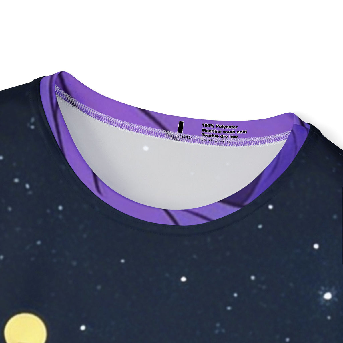 Galactic Topographic Sports Jersey – Purple Teal Mountain All-Over Print