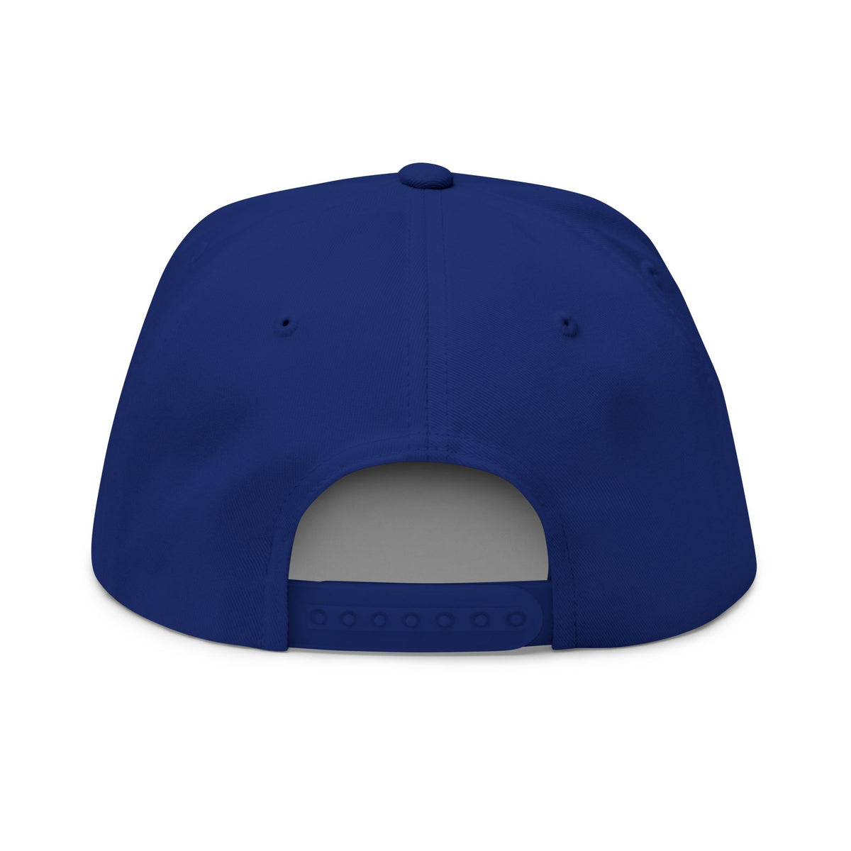 Strange Visitors Embroidered Flat Bill Cap — Retro Yellow Logo Snapback