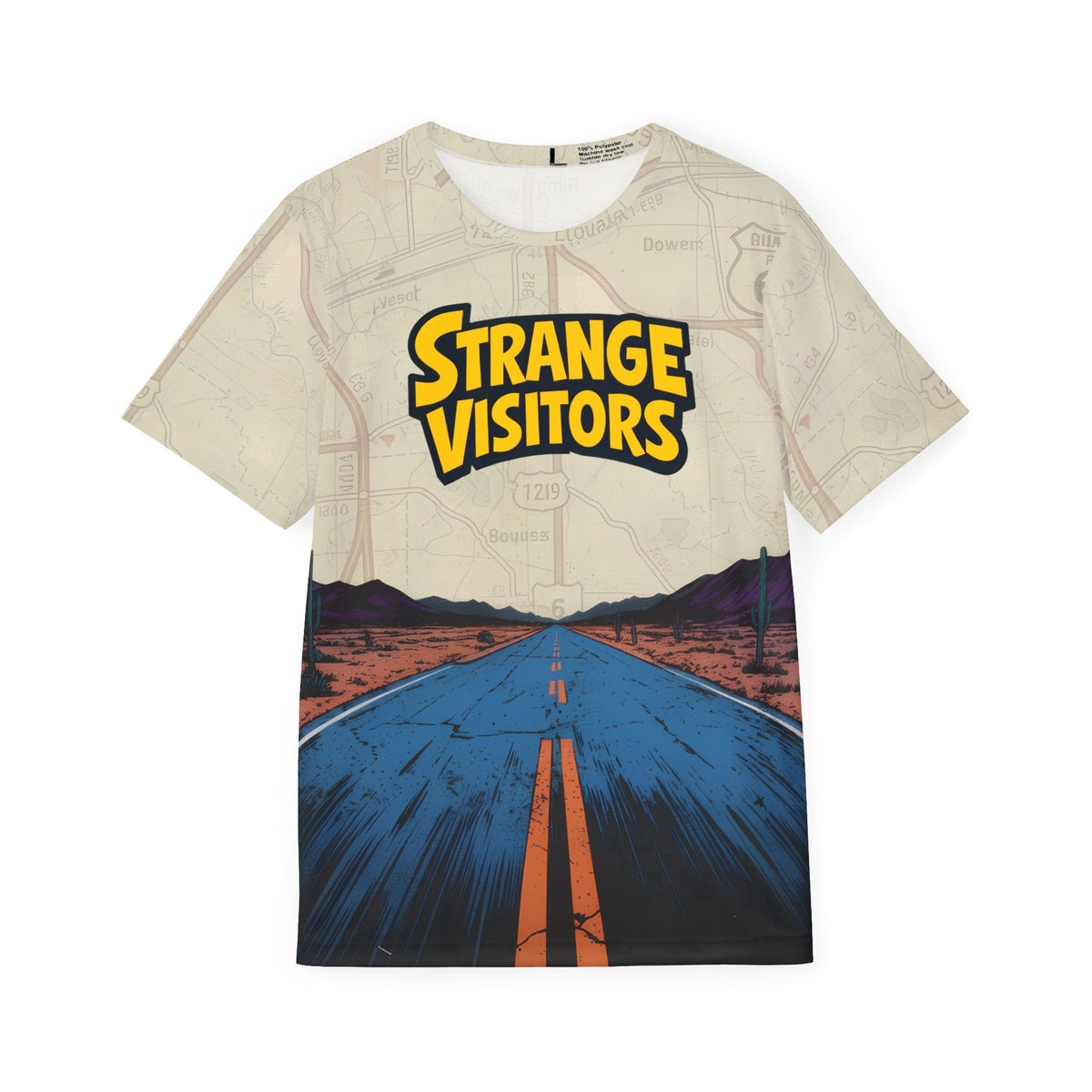 Strange Visitors Road Trip Jersey — Men’s Graphic Sports Tee